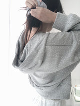 flower hood zip-up (3c)