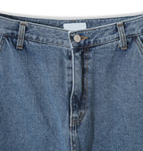 カルテルバックペインティングバルーンデニムパンツ