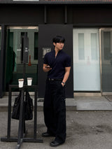 Sain zip-up short sleeve