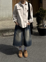PEAR BASIC BERMUDA DENIM