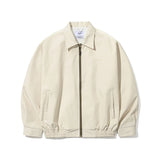 CL COLLAR NECK JACKET - CREAM/KHAKI BEIGE