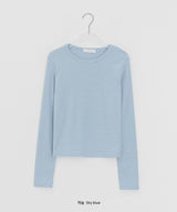Takan Stripe Round Long Sleeve Tee