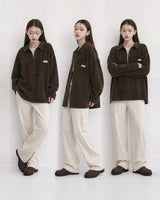 (UNISEX) コーデュロイ シャツ カーディガン