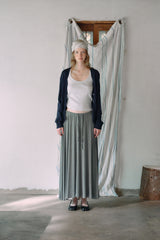 T/T Moist banding long skirt (charcoal)