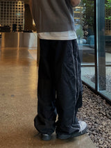 Piping Track Nylon Pants 5C