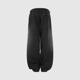 HIERARCHY STUDIOS Warrior - Washed Grey Warrior Denim Baggy Pants