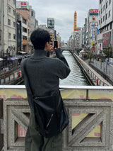 オスティーハイネックニットジップアップ (M, L / 2 Colors