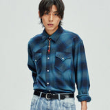 flannel plaid western shirt pacific