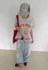 PUNK CAT OVERFIT TEE