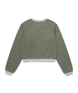 W ANGEL CATS SWEATSHIRT CHARCOAL(CV2FFFM441A)