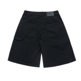 25SS ジッパーディテールデニムショートパンツ ブラック