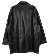 No.0946 DT leather half COAT