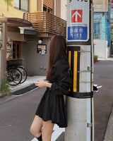 Latel Shirt Mini Dress (With Belt)