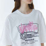 Coral T-Shirt White