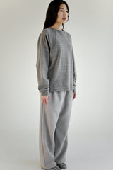 Raglan pigment long sleeve, Grey