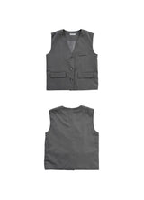サコプレッピーベストツーピース (2Color)