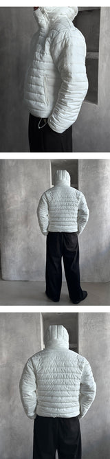 [UNISEX] ソフトジッパーライトパッディング(3color)