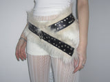 Wool flap shorts