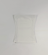 Doppen Zipper Tube Top (white)