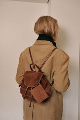 Lunar Suede Card Wallet (Brown)