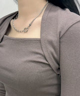 half&half twoway necklace