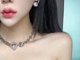 パール2チェーンネックレス/pearl two chain necklace