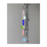 gemstone chain keyring 001