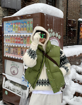 Hour Open Semi-Over Wellon Padded Vest