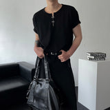 OA ハインフック ヘンリーネック ショートスリーブ Tシャツ (4 colors)
