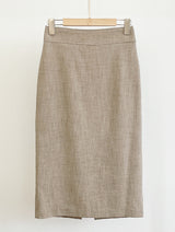 Renne Peplum H-Line Skirt