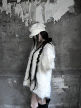 soft knit beret cap (2color)