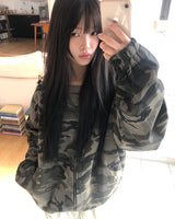 Jaek Camo ツーウェイストリング フード付きフィールドジャケット