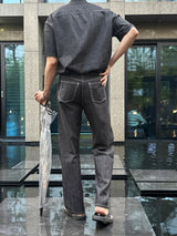 モーメントローデニムワイドパンツ (3 colors)
