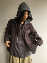 アイソ レイヤー フーデッド ジャケット(2color)