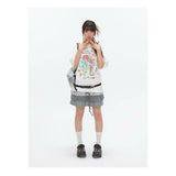BETWEENAND x sunonebird プリントラウンドネック半袖Tシャツ
