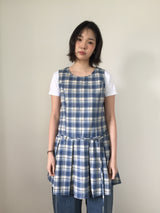 ローチェックプリーツドレス(2color)