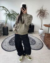 Dian Stitch Dart Denim Pants
