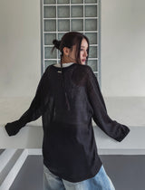 [MADE][U-BASIC] Signature see-through long sleeve