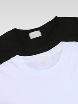 カラーブロックレイヤードベーシックロングスリーブ2C