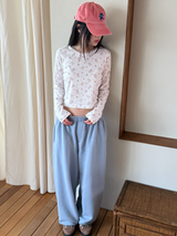 belted sweat pants 