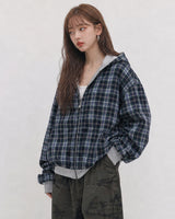 (UNISEX) Chill Reversible Over Hood Zip-Up