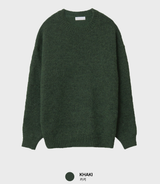 Glass Soft Worm Alpaca Over Round Knit
