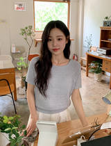 Pastel Summer Raglan Short Sleeve Knit (5color)