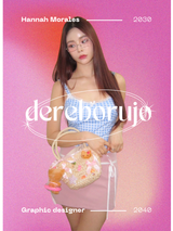kt mini rattan dot bag(with random keyring)
