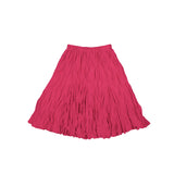 Wave Crinkled Gored Skirt (magenta)