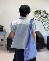 Salt Two-Pocket Washed Denim Short Sleeve Shirt