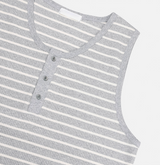 [S/S] Stripe henry neck sleeveless(3color)