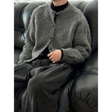 [Unisex] Angora crop cardigan(2color)