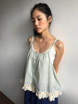 Clue Pearl Punched Bustier (2color)
