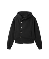 [DOJINOI] YEOMIM CROP HOODIE JUMPER BLACK
